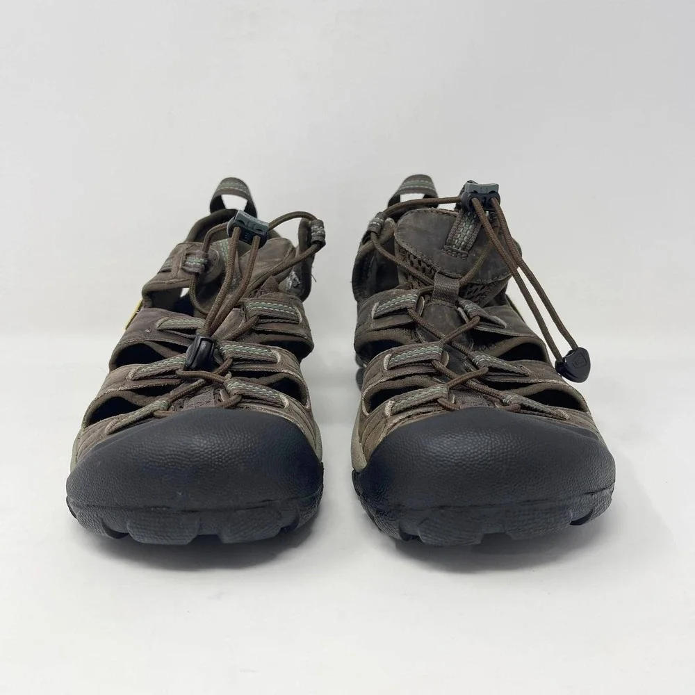 Keen Arroyo II Waterproof Hiking Sandals Mens 8.5 Brown Leather Outdoor Water